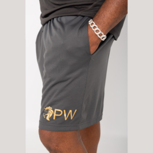 Men's Cool Shorts Grey & Gold
