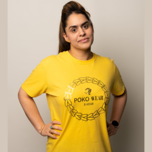 Women's Soft Style Women's Cotton T-Shirt Yellow & gold