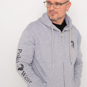 Men's Zipped Chunky String Hoodie